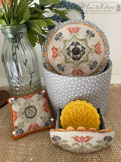 Elegant Flowers Sewing Box - Click Image to Close